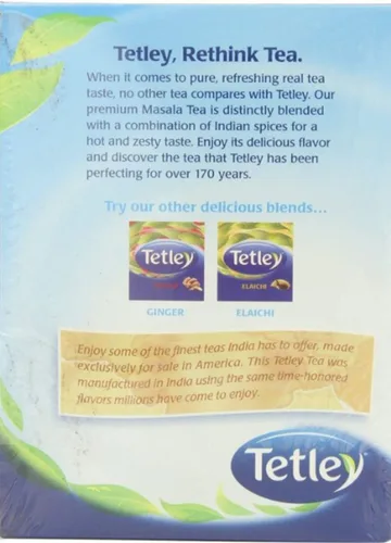 Vista 2 de Tetley Té, Masala, bolsa de té de 72