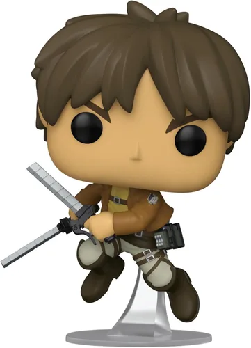 Vista 2 de Funko POP Animación: Ataque a los Titanes - Eren Yeager, Multicolor, 57980