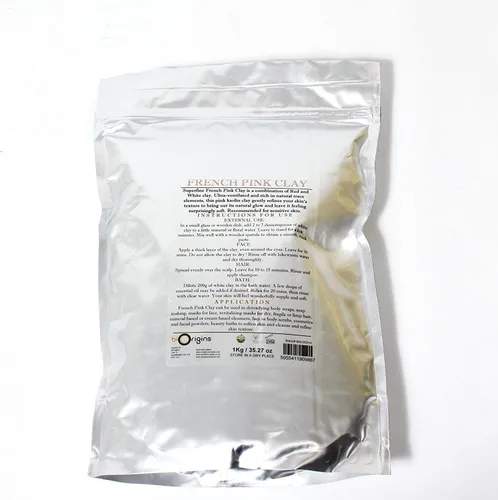 Vista 3 de Mystic Moments Arcilla natural francesa ultra ventilada rosa 2.2 lbs - Vegano puro y natural libre de OMG