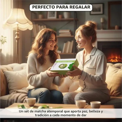 Vista 7 de Juego de 10 batidores Matcha Kit completo de té Matcha con cuenco de cerámica de 17 onzas, batidor y cuchara de bambú, soporte para batidor, tamiz