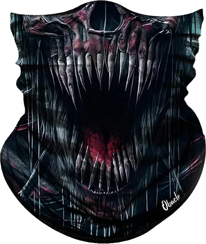 Vista 6 de Obacle Polaina para el cuello, bandana para protección contra el polvo, el viento, el sol para hombres y mujeres
