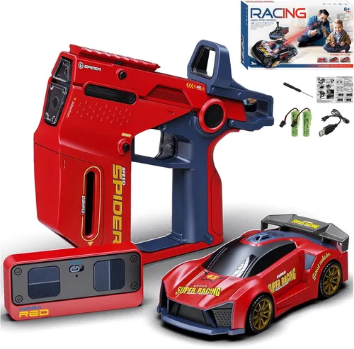 Vista 11 de Coche de deriva RC 3 en 1: juego de batalla para 2 jugadores deportivos/carreras con pistola infrarroja, efectos de disparo y giro, tiempo de juego