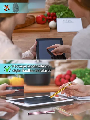 Vista 5 de Outus 100 lápices capacitivos a granel, pantalla táctil, lápiz capacitivo universal compatible con almohadilla, teléfono, tableta, la mayoría