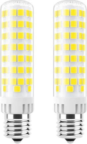 Vista 12 de TAIYALOO Bombilla LED E17 regulable, bombilla de horno de microondas de 5 W, blanco natural 4000 K, repuesto de bombilla halógena de 40 W