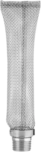 Vista 6 de Filtro de cerveza de acero inoxidable, pantalla de hervir puré y atún, herramienta de filtro de cerveza Brew Hop para cerveza casera hervidor