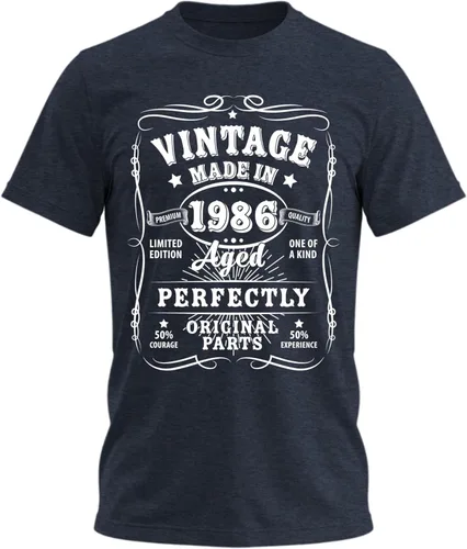 Vista 27 de Camiseta de cumpleaños para hombre, leyendas nacieron en 19XX, camiseta Negro