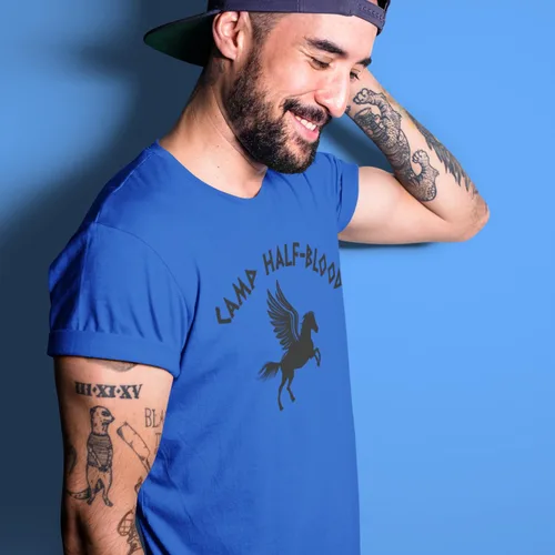 Vista 5 de shop4ever Camp Half Blood T-Shirt Demigod Tee