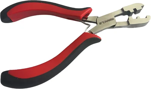 Vista 11 de Alicates de extensión de cabello Microlink – Herramienta profesional multifunción de acero inoxidable para aplicación de cuentas nano y microenlace
