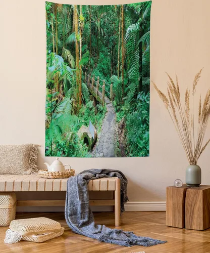 Vista 63 de Ambesonne Tapiz de arte afro, hombre negro fuerte con una corona de trazos impresión de pintura moderna, decoración de tela para colgar en la pared