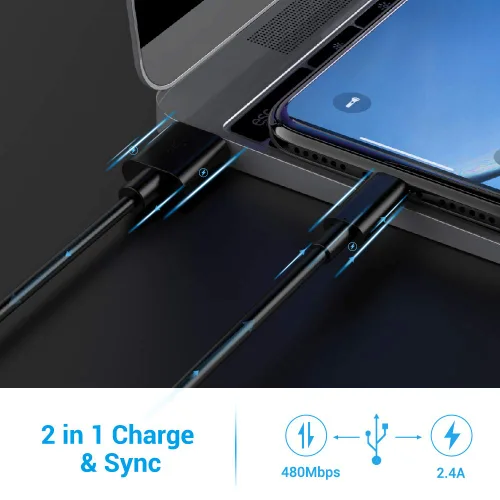 Vista 6 de Cable Lightning certificado – Cargador Nikolable para iPhone, paquete de 3 unidades de 6 pies de iluminación a USB A, cable de carga compatible