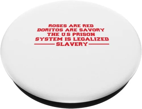 Vista 2 de Roses Are Red Doritos Are Savory The US Prison System Is Le PopSockets PopGrip intercambiable