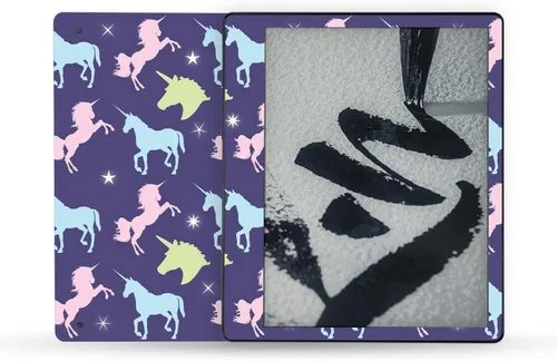 Vista 53 de MightySkins - Skin de fibra de carbono compatible con Amazon Kindle Scribe (2022) - Andrómeda Acabado de fibra de carbono texturizado protector