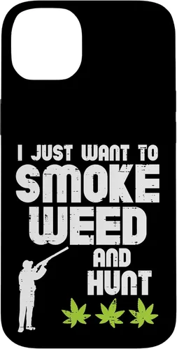 Vista 15 de iPhone 16 Smoke Weed Hunt Funny Hunting Cannabis 420 Hunter Hombres Mujeres Caso