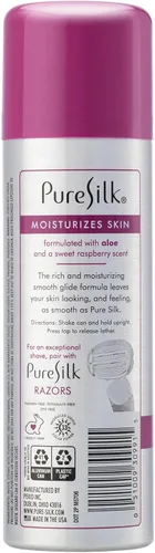 Vista 3 de Pure Silk Raspberry Mist Spa Therapy Crema de afeitar para mujeres, 7.25 onzas, paquete de 6