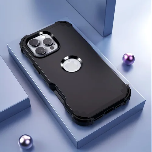 Vista 3 de IDweel Funda para iPhone 16 Pro Max con Protector de Pantalla, 3 en 1 Resistente a Golpes Ajuste Delgado Híbrida de Servicio Pesado Cubierta Dura