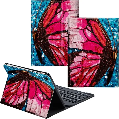 Vista 13 de Para Samsung Galaxy Tab S6 Lite Funda 2022/2020 Teclado Inalámbrico Desmontable Y Cubierta De Soporte De Cuero PU Funda Protectora Para Samsung