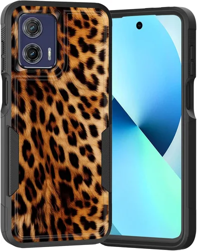 Vista 257 de para Moto G Play 4G 2024, funda de dos capas híbrida resistente y a prueba de golpes, PC duro + silicona suave protectora para Motorola Moto G Play