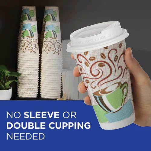 Vista 5 de Tazas calientes, diseño de Coffee Dreams, 1000/cartón de Dixie , café, (Coffee Design), 1000