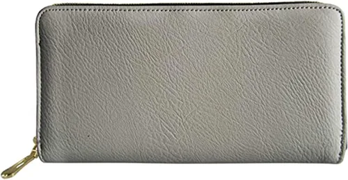 Vista 14 de FOR U DESIGNS Cartera larga con cremallera alrededor de las mujeres de la PU del teléfono del embrague de la tarjeta del, Mariposa estética arco iris