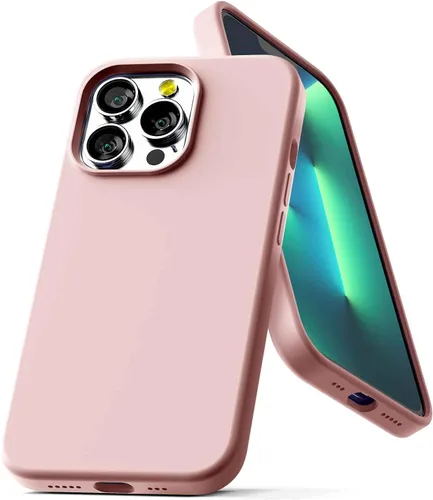 Vista 10 de GOOSPERY Funda de silicona líquida compatible con iPhone 13 Pro, suave al tacto, protección de cuerpo completo, a prueba de golpes, con forro