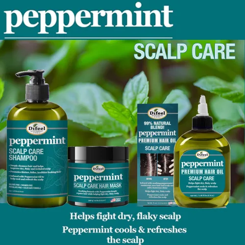 Vista 6 de Difeel Aceite para el cabello de menta para el cuidado del cuero cabelludo, 7.1 onzas