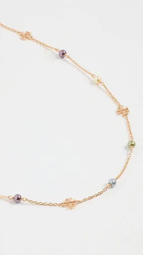 Vista 3 de Tory Burch Delicado collar de perlas Kira para mujer