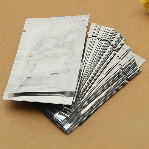 Vista 2 de Bolsas de vacío Mylar de papel de aluminio, paquete de alimentos, paquete de 100