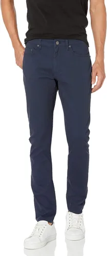 Vista 19 de Amazon Essentials - Pantalones ajustados para hombre, diseño de sarga elástica con 5 bolsillos