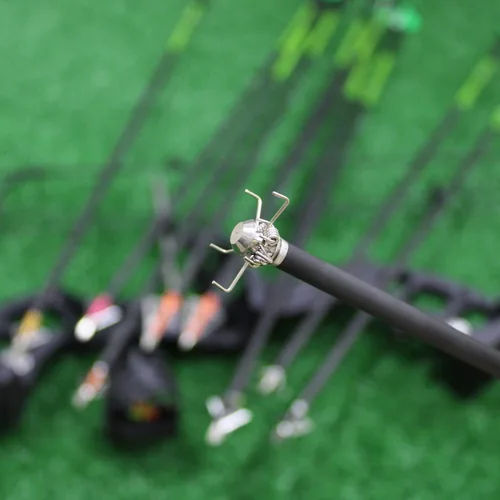Vista 6 de 100/125 Grain Small Game Broadheads 12PK Judo Points Small Game Arrow Tips Screw-in Arrowheads