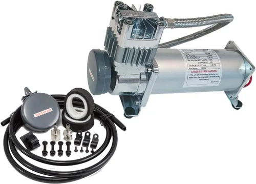 Vista 3 de Kleinn Air Horns VELO-734 Bocina de tren atornillada/sistema de aire a bordo definitivo para camiones Ford F-150/Ford Raptor
