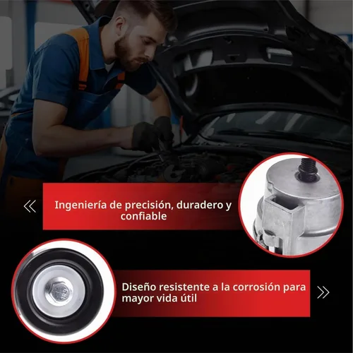 Vista 4 de Tensor de correa para Pontiac G3 Base 09-10 Suzuki Swift+ Base 09