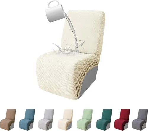 Vista 137 de Fundas de sofá reclinable seccional 100% impermeables para sofá reclinable en forma de L, funda de sofá modular de esquina en forma de L, fundas