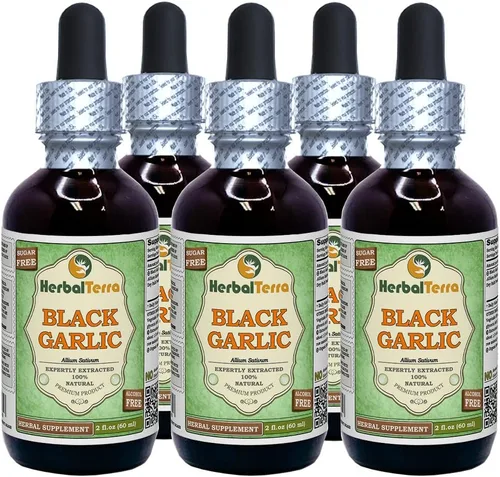 Vista 13 de Herbal Terra LLC Extracto líquido de bulbo seco de ajo negro (Allium Sativum), certificado orgánico, 2 onzas