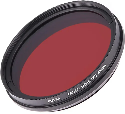 Vista 15 de FocusFoto FOTGA - Filtro IR infrarrojo ajustable todo en uno de 1.693 in, lente de rayos X, variable de 530 nm a 650 nm, 680 nm, 720 nm, 750 nm