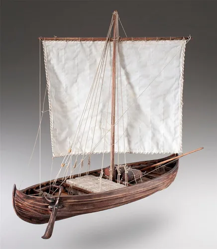 Vista 2 de Dusek Viking Knarr Model Ship Kit D007 Escala 1:35