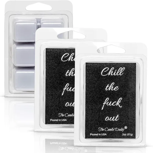 Vista 5 de Cera perfumada de eucalipto para derretir/cubos – 2 oz – Chill The Fuck Out