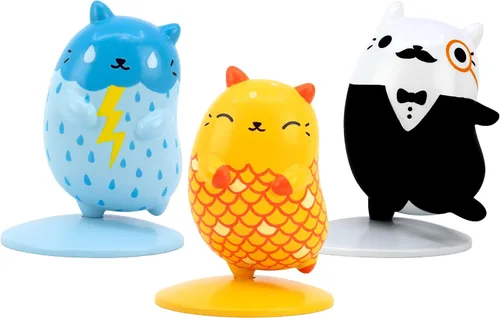 Vista 10 de Cats vs Pickles Paquete de 3 mini figuras Mini figuras para niños Figuras de animales pequeños Juguetes de plástico para niños y adultos