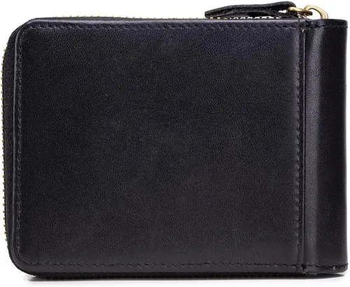 Vista 3 de Hebetag Cartera de cuero para hombre, organizador de muñeca