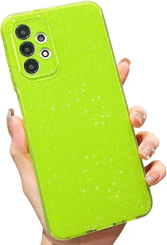 Vista 12 de MINSCOSE Funda compatible con Samsung Galaxy A14 5G, bonita funda delgada con purpurina fina, a prueba de golpes, de TPU para mujeres y niñas