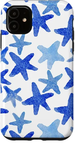 Vista 8 de Coastal Granddaughter Preppy Starfish Nautical Beach Ocean Case for iPhone 17
