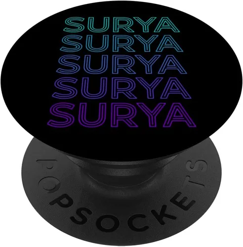 Vista 6 de Surya Hindu God Hindu Mythology Hinduism Retro PopSockets MagSafe PopGrip for iPhone