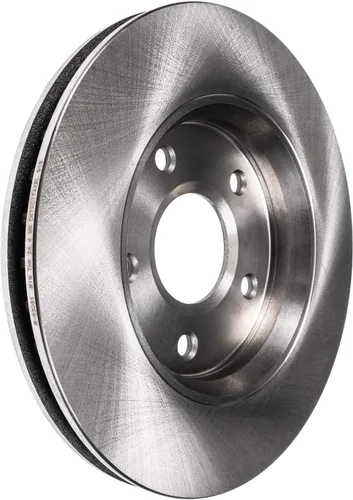 Vista 425 de Detroit Axle - Rotores de freno delantero para 04-13 Mazda 3 Rotores de frenos de disco 06-15 Mazda 5 Reemplazo: Rotor regular delantero de 11.81