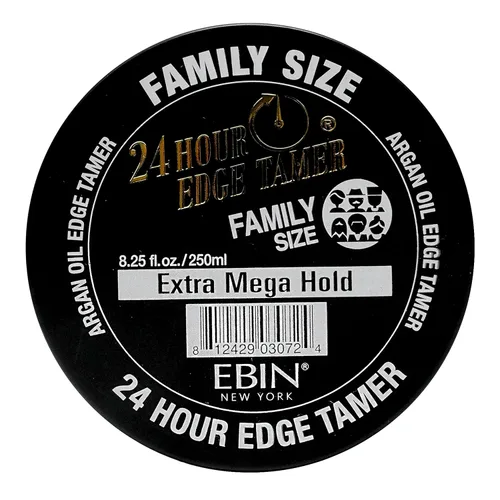 Vista 6 de EBIN NEW YORK Paquete de regalo de gel de control de bordes de domador de bordes de 24 horas, gel de control de bordes con aceite de argán y aceite