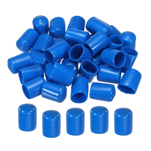 Vista 25 de MECCANIXITY 200 tapas de goma para extremos de goma, 0.079 in, protector de rosca de tornillo de vinilo, tapas de vacío redondas de PVC para tubería