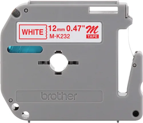 Vista 7 de Brother Etiqueta de forma continua de 0.37 "X26.20' (BRTM521), negro/azul