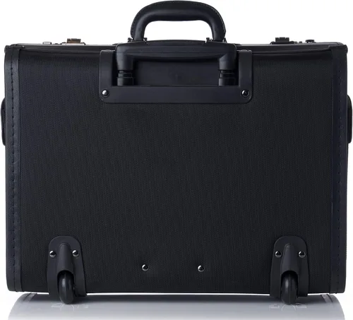 Vista 8 de Alpine Swiss Maletín para portátil con ruedas de 17" con ruedas Attache Abogados Case Legal Size Negro