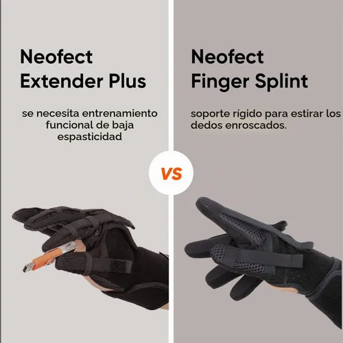 Vista 7 de Neofect Férula para dedos espásticos para dedos espásticos, equipo de recuperación de accidente cerebrovascular, ejercitador de dedos, fortalecedor