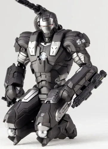 Vista 5 de Kaiyodo Iron Man Revoltech SciFi Figura de acción Super Poseable #031 War Machine