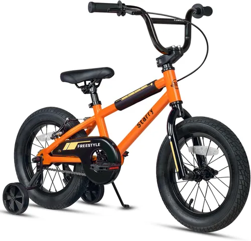 Vista 15 de cubsala Bicicleta para niños de 12, 14, 16, 18 pulgadas, estilo BMX, con ruedas de entrenamiento, freno para niños de 2 a 10 años, varios