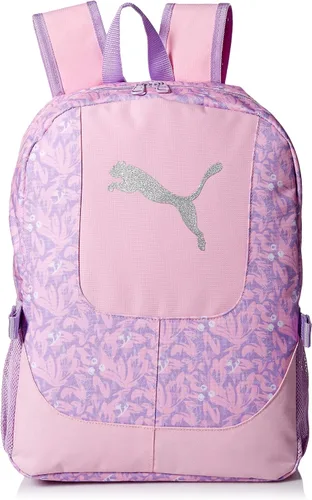 Vista 4 de PUMA Combo de mochila y kit de almuerzo para niños, PúrpuraRosado
